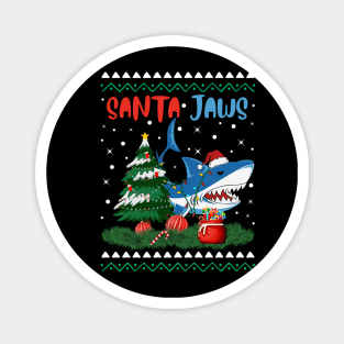 Santa Jaws Christmas Shark Tree Kids Boys Girls Magnet